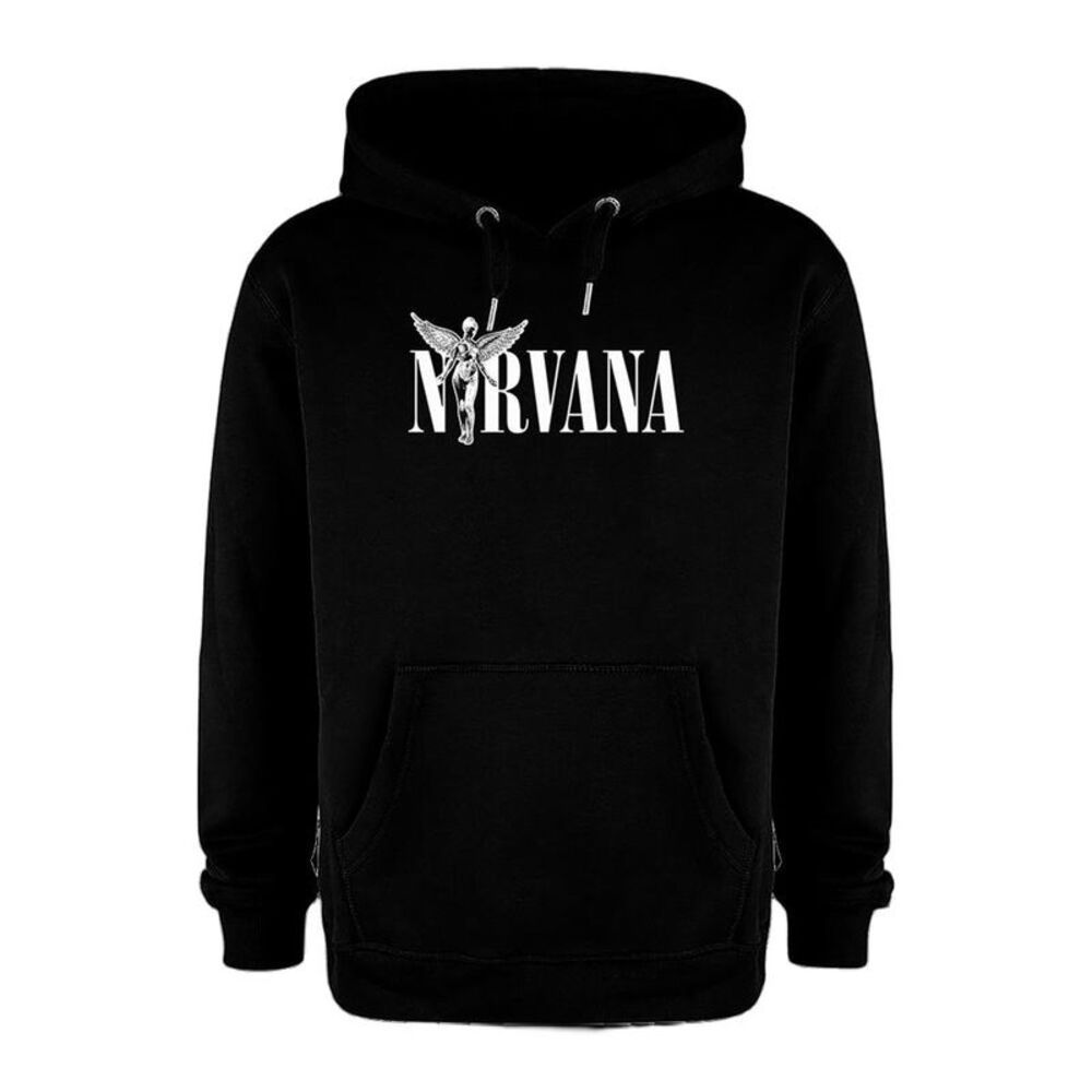 Nirvana Unisex Adult In Utero Hoodie / Gray